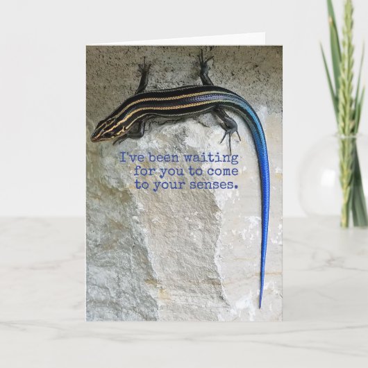 Hagedis (Skink) Kaart (Voorkant)