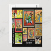 hagedis van Oz L Frank Baum Collage Briefkaarten (Voorkant / Achterkant)