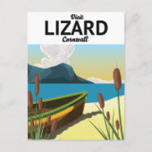 Hagedis zeereisposter briefkaart (Voorkant)