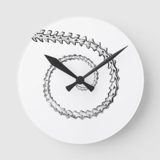 hagedisskelet ronde klok