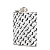 hageerflessen met reptielende hagediskette Drink Heupfles (Links)