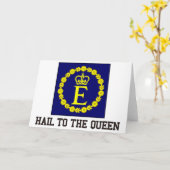 Hagel aan de Koningin Kaart (Gele Bloem)