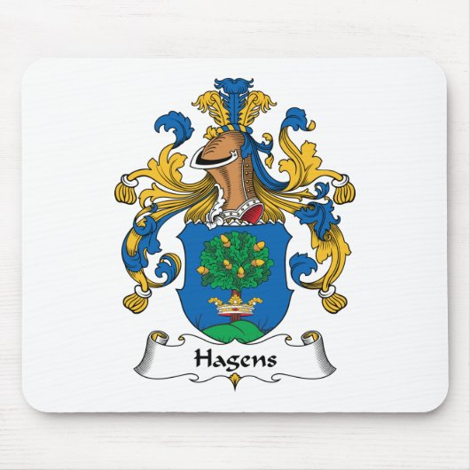 Hagens Family Crest Muismat (Voorkant)