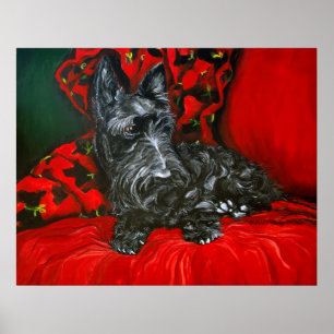 Haggis de Schotse Terrier Poster