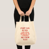 Haggis Funny Scottish Canvas tas (Voorkant (product))