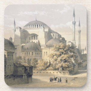 Haghia Sophia, bord 19: buitenste uitzicht van de  Drankjes Onderzetter