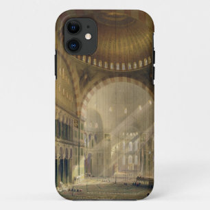 Haghia Sophia, bord 24: binnenland van de centrale iPhone 11 Hoesje