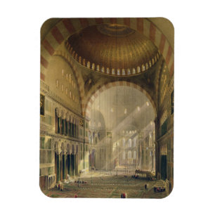 Haghia Sophia, bord 24: binnenland van de centrale Magneet