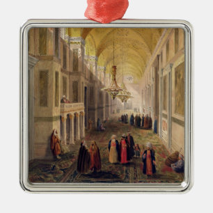 Haghia Sophia, bord 2: het narthex, gegraveerd doo Metalen Ornament