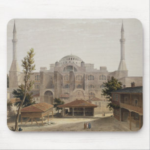 Haghia Sophia, Constantinopel, pub. 1852 (kleur l Muismat