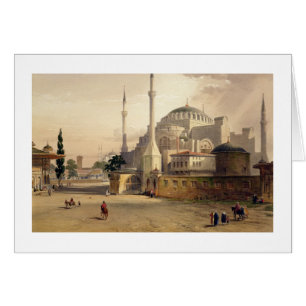 Haghia Sophia, plat 17 : vue extérieure du mosq