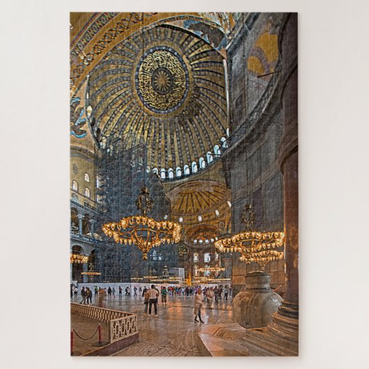 Hagia Sophia. Binnenontwerp. Legpuzzel (Verticaal)