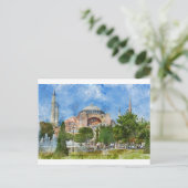 Hagia Sophia in Sultanahmet, Istanboel Briefkaart (Staand voorkant)