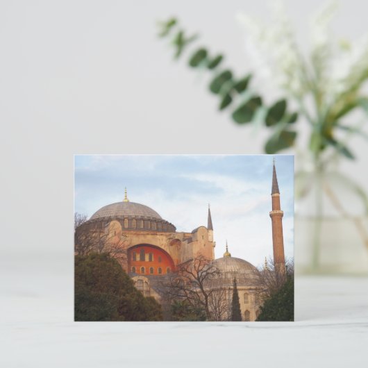 Hagia Sophia inauguratie door de Byzantine Briefkaart (Staand voorkant)