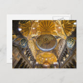 Hagia Sophia Interior in Istanbul Briefkaart (Voorkant / Achterkant)