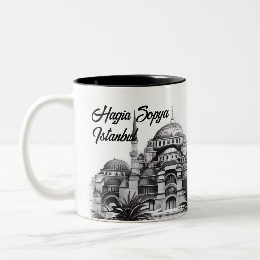 Hagia Sopya à Istanbul Turquie Mug (Gauche)
