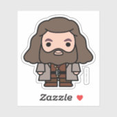 Hagrid Cartoon Character Art Sticker (Vel)