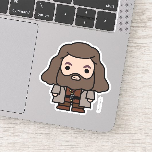 Hagrid Cartoon Character Art Sticker (Detail)