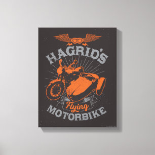 Hagrid's vliegende motor canvas afdruk