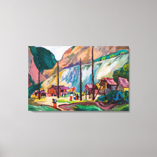 Hagwilget Emily Carr Canvas Afdruk