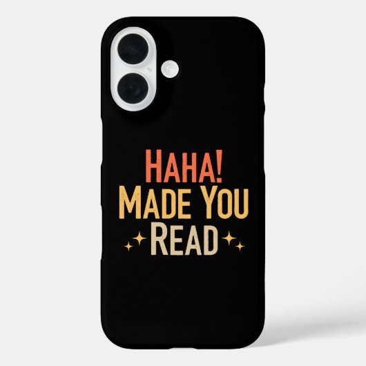 Haha Made je lezen Case-Mate iPhone Case (Achterkant)