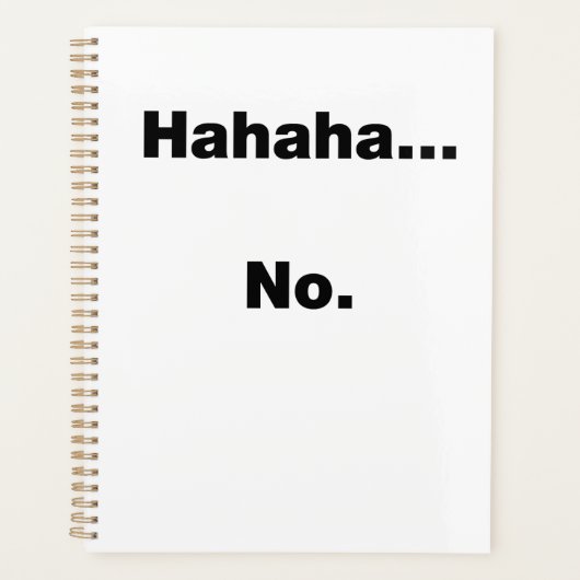 Hahaha...non (Devant)