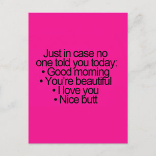    HAHAHAHAGOOD MORNING JE BEELDT VAN JE BRIEFKAART