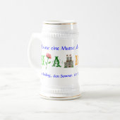Hahn 4 Seasons Stein Bierpul (Voorkant links)