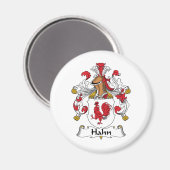 Hahn Family Crest Magneet (Voorkant / Achterkant)