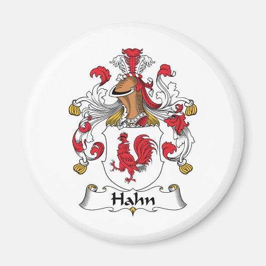 Hahn Family Crest Magneet (Voorkant)