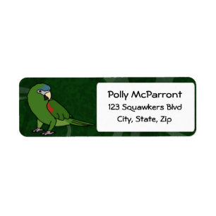 Hahn's Macaw Etiket