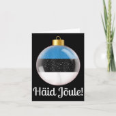 Haid Joule Vrolijk Kerstfeest Ests Häid Jõule Kaart (Voorkant)