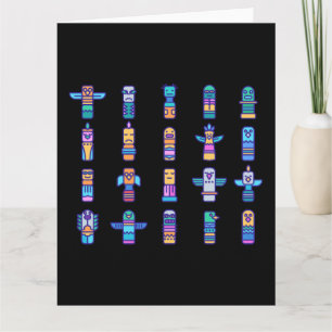 Haida Animals Native Canadian Native Pride Kaart