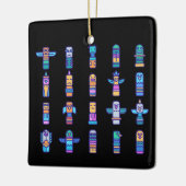 Haida Animals Native Canadian Native Pride Keramisch Ornament (Links)