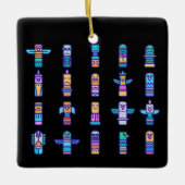 Haida Animals Native Canadian Native Pride Keramisch Ornament (Voorkant)