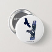 HAIDA-COLLECTIE RONDE BUTTON 5,7 CM (Voorkant /achterkant)
