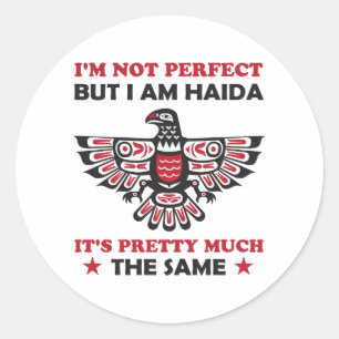 Haida Eagle Haida Nation Native Pride Gift Ideeën Ronde Sticker