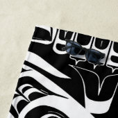 Haida Eagle Thunderbird Northwest Columbia Strandlaken (In situ)