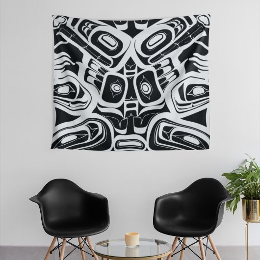 Haida Eagle Thunderbird Northwest Columbia Wandkleed