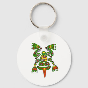 Haida frog sleutelhanger