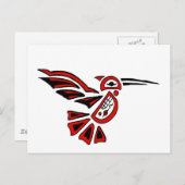 haida hummingbird briefkaart (Voorkant / Achterkant)