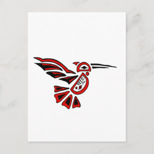 haida hummingbird briefkaart