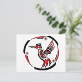 Haida Hummingbird Briefkaart (Staand voorkant)