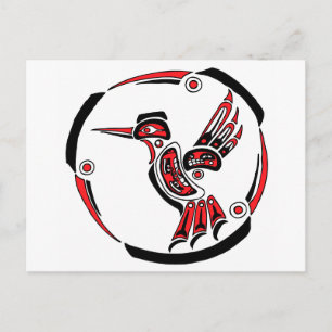 Haida Hummingbird Briefkaart