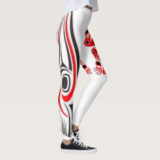 Haida inktvis en kikker leggings