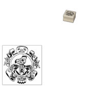 Haida kunst rubberstempel (Gestempeld)
