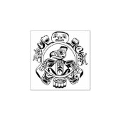 Haida kunst 	rubberstempel (Afrduk)