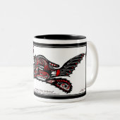 "HAIDA SPIRIT" Wild Otter Partisan de la faune Mug (Devant droit)