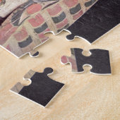 Haida "Thunderbird"-standbeeld (geschilderd hout) Legpuzzel (Zijkant)