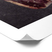 Haida "Thunderbird"-standbeeld (geschilderd hout) Poster (Hoek)